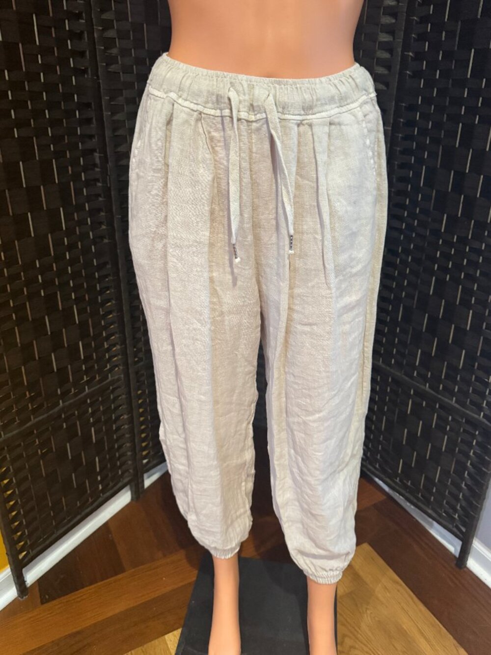 women linen  pants - s/l